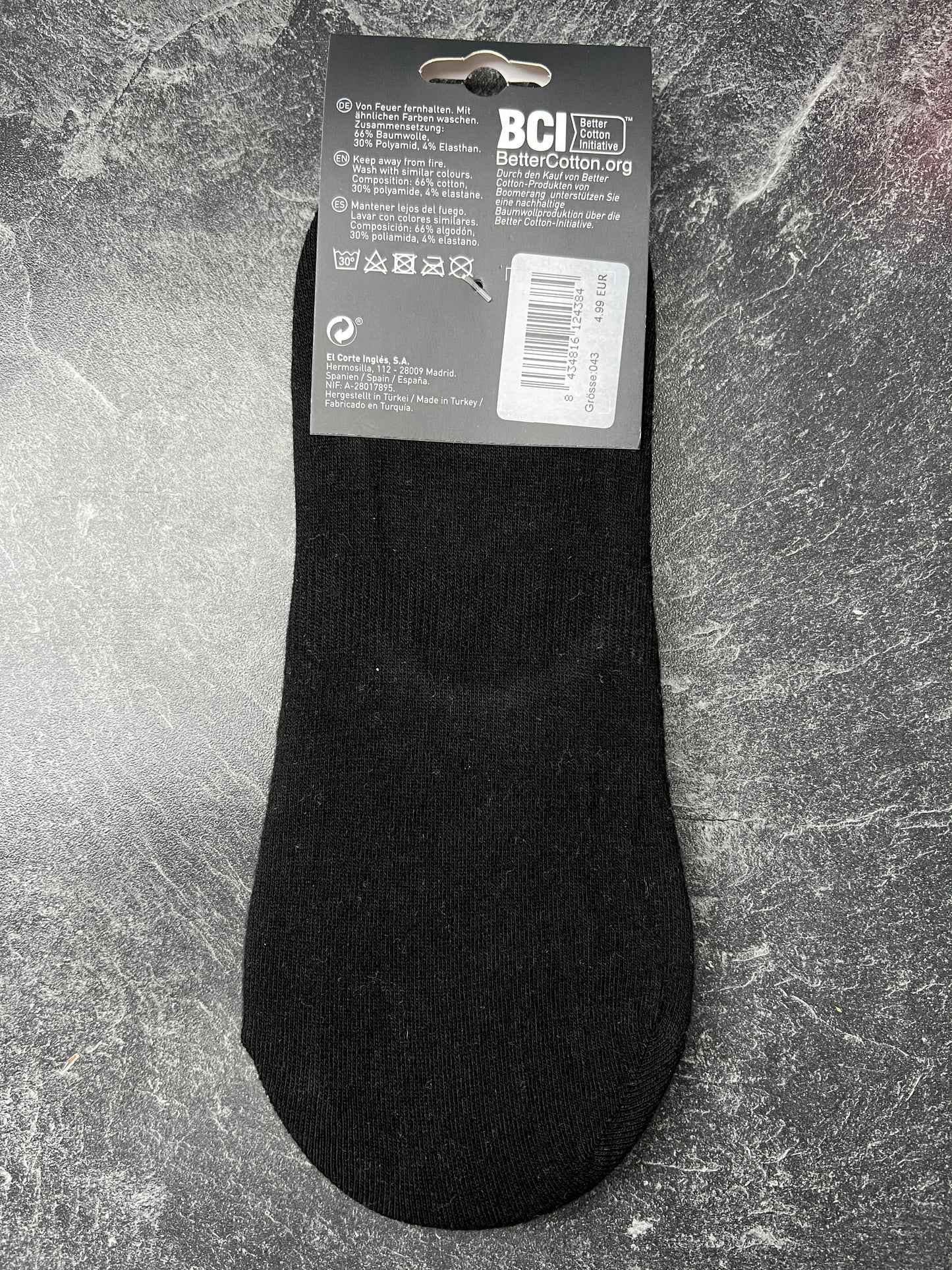 Sneakersocken/Sportsocken Schwarz