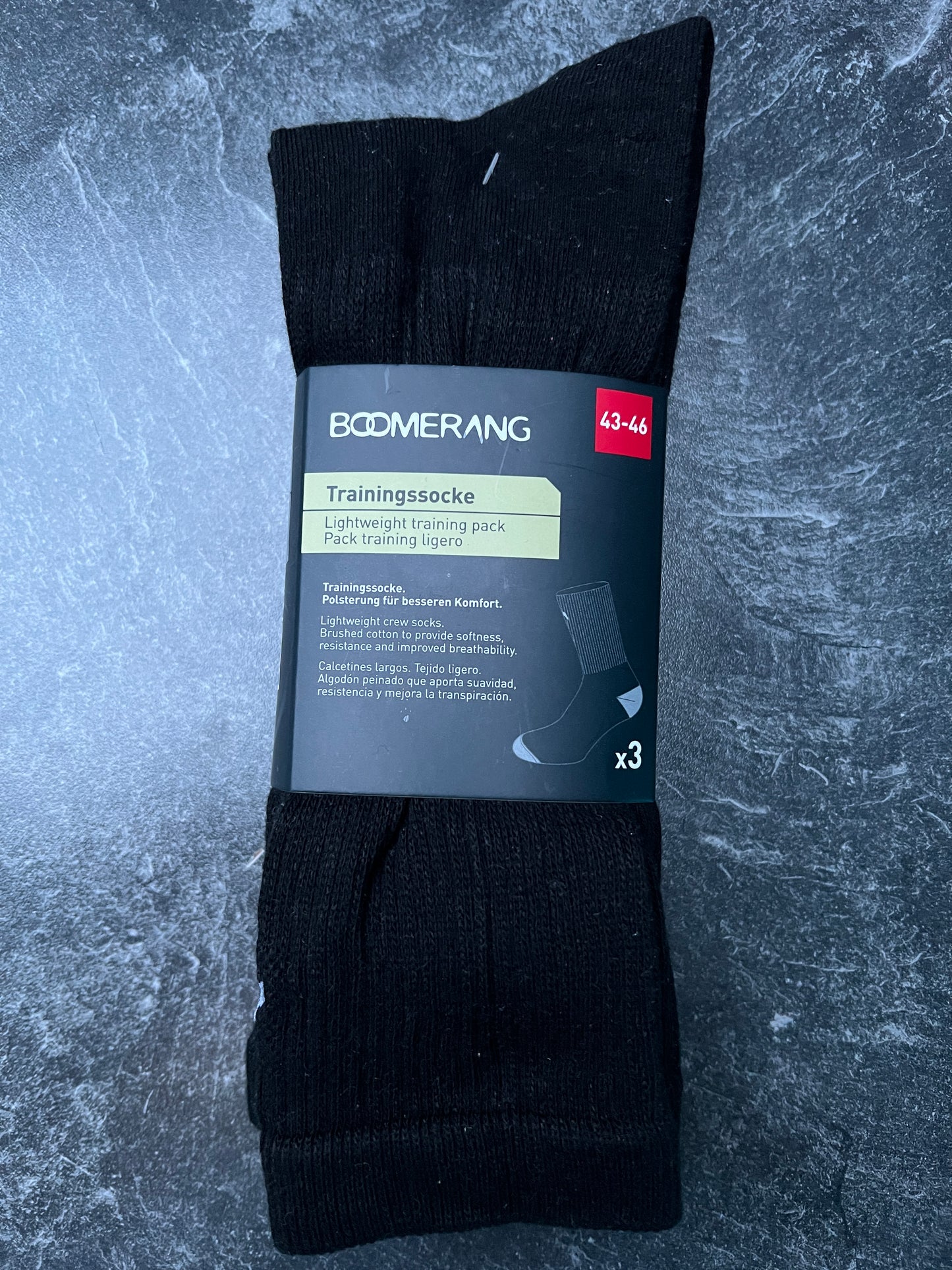 Sportsocken Boomerang leichte Tennissocken