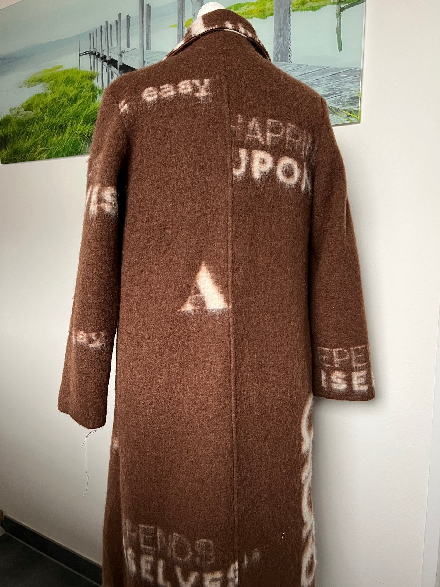 A: Knielanger Wollmix Mantel