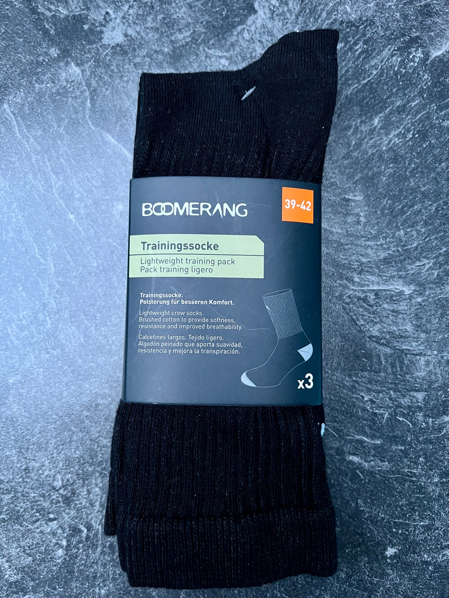 Sportsocken Boomerang leichte Tennissocken