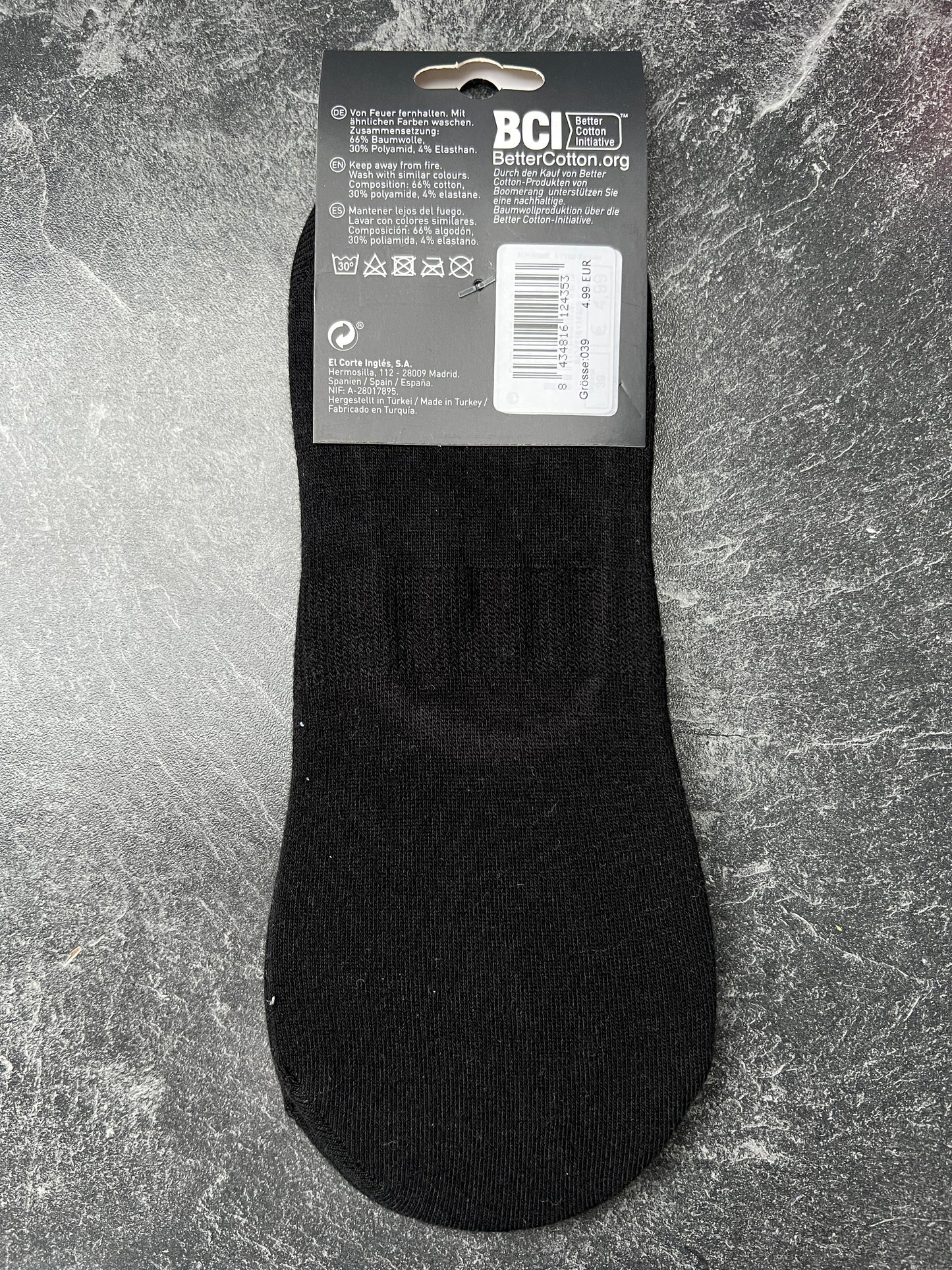 Sneakersocken/Sportsocken Schwarz