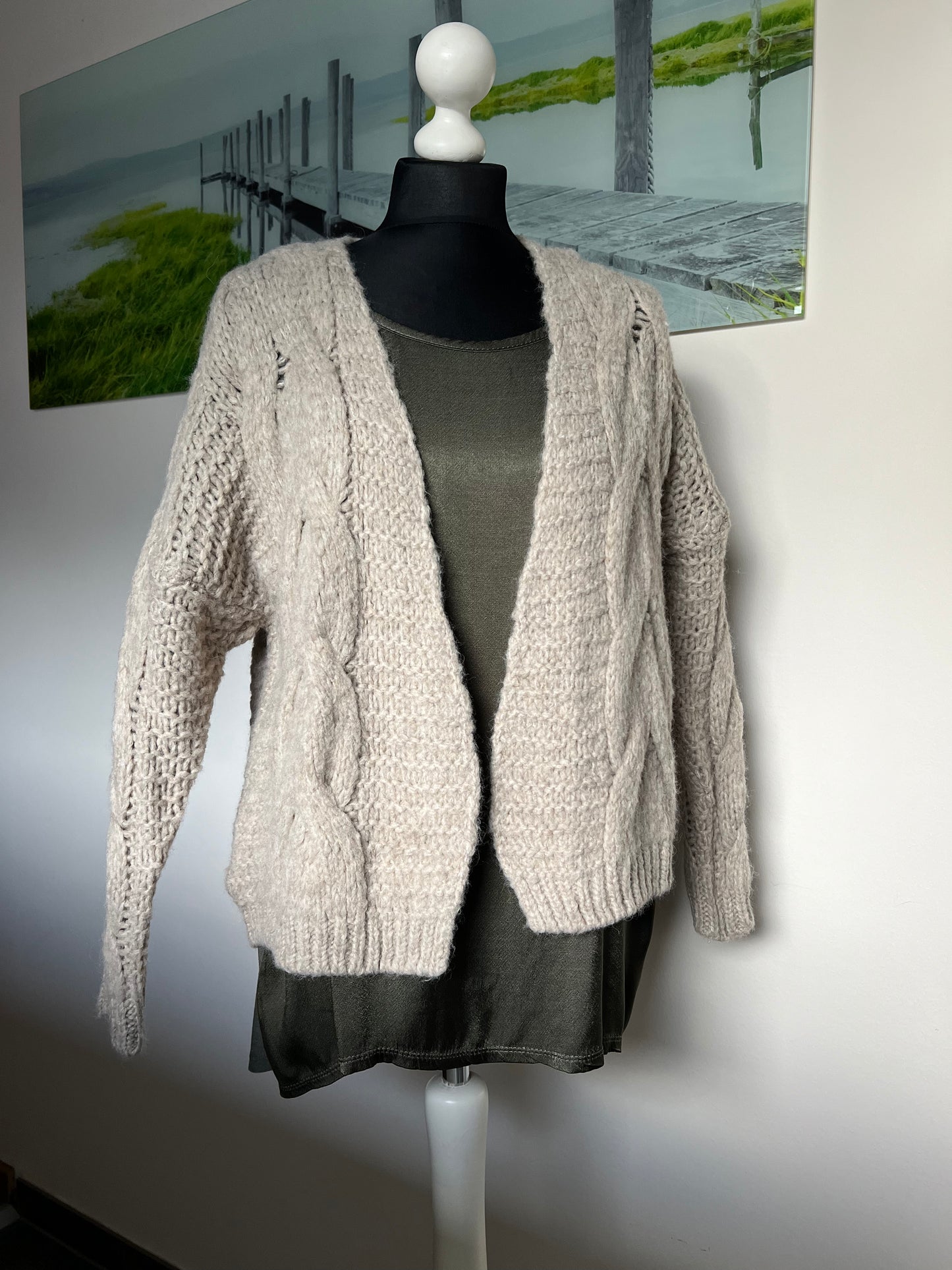Strickjacke Oversize