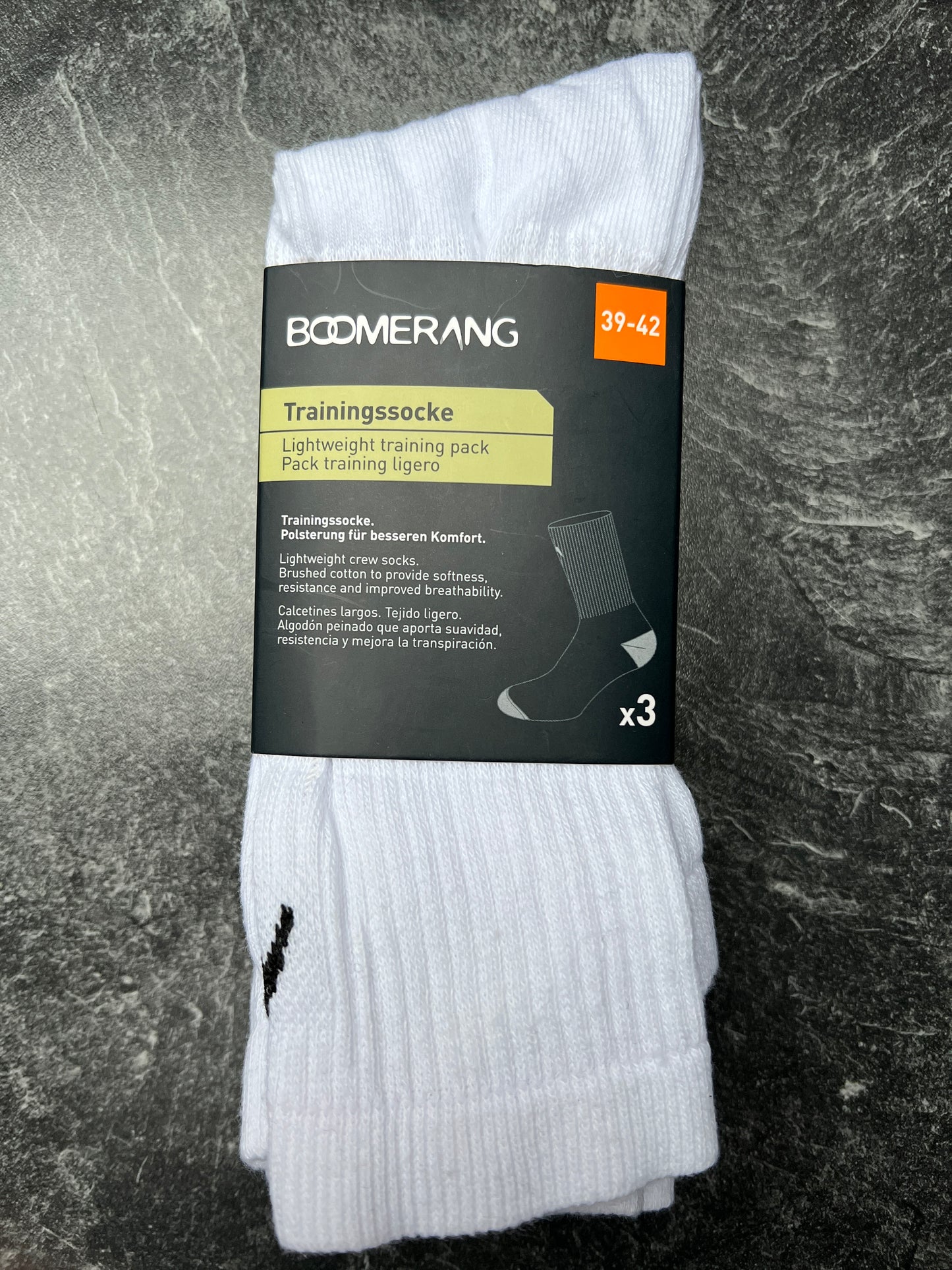 Sportsocken Boomerang leichte Tennissocken