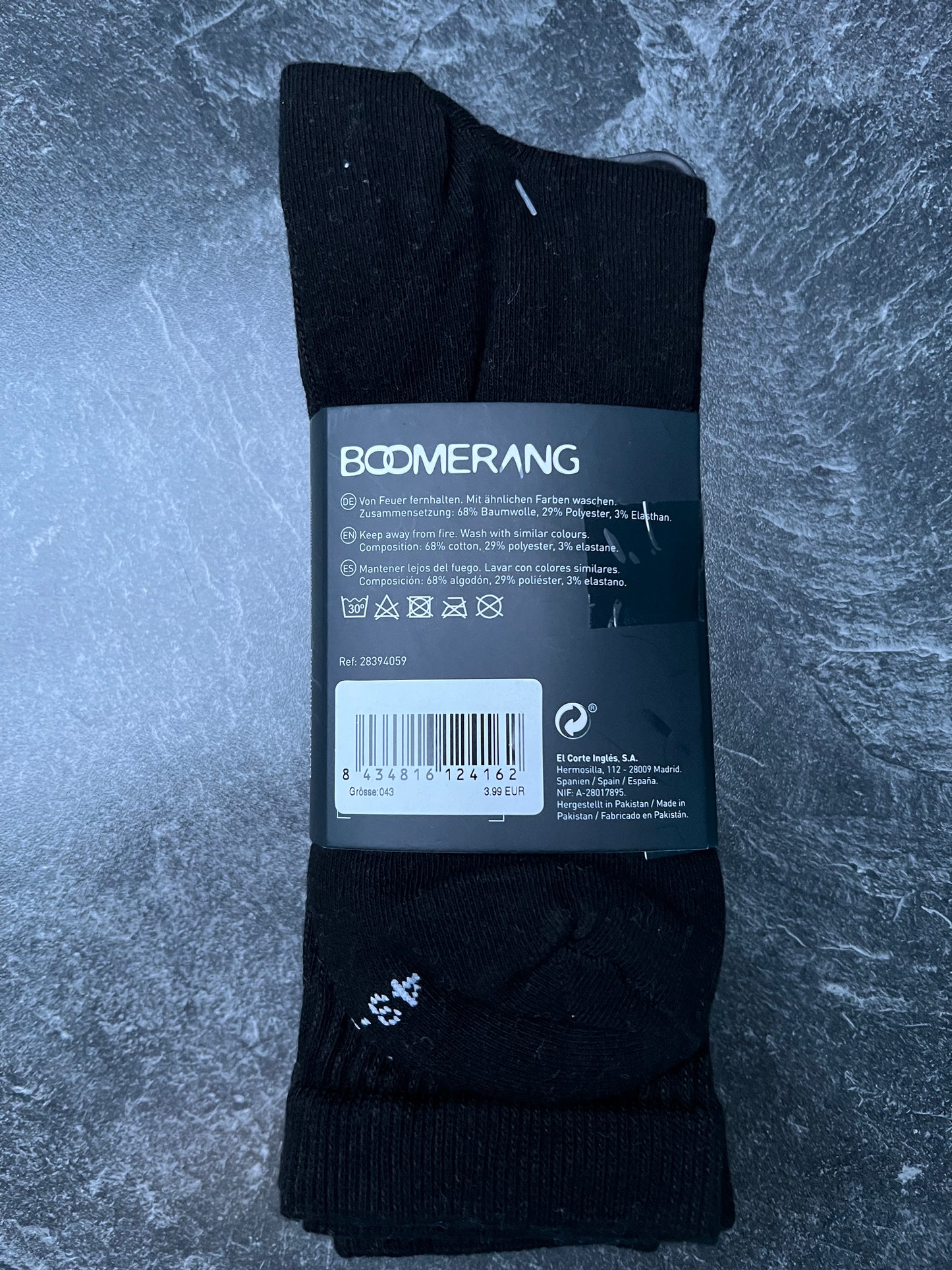 Sportsocken Boomerang leichte Tennissocken