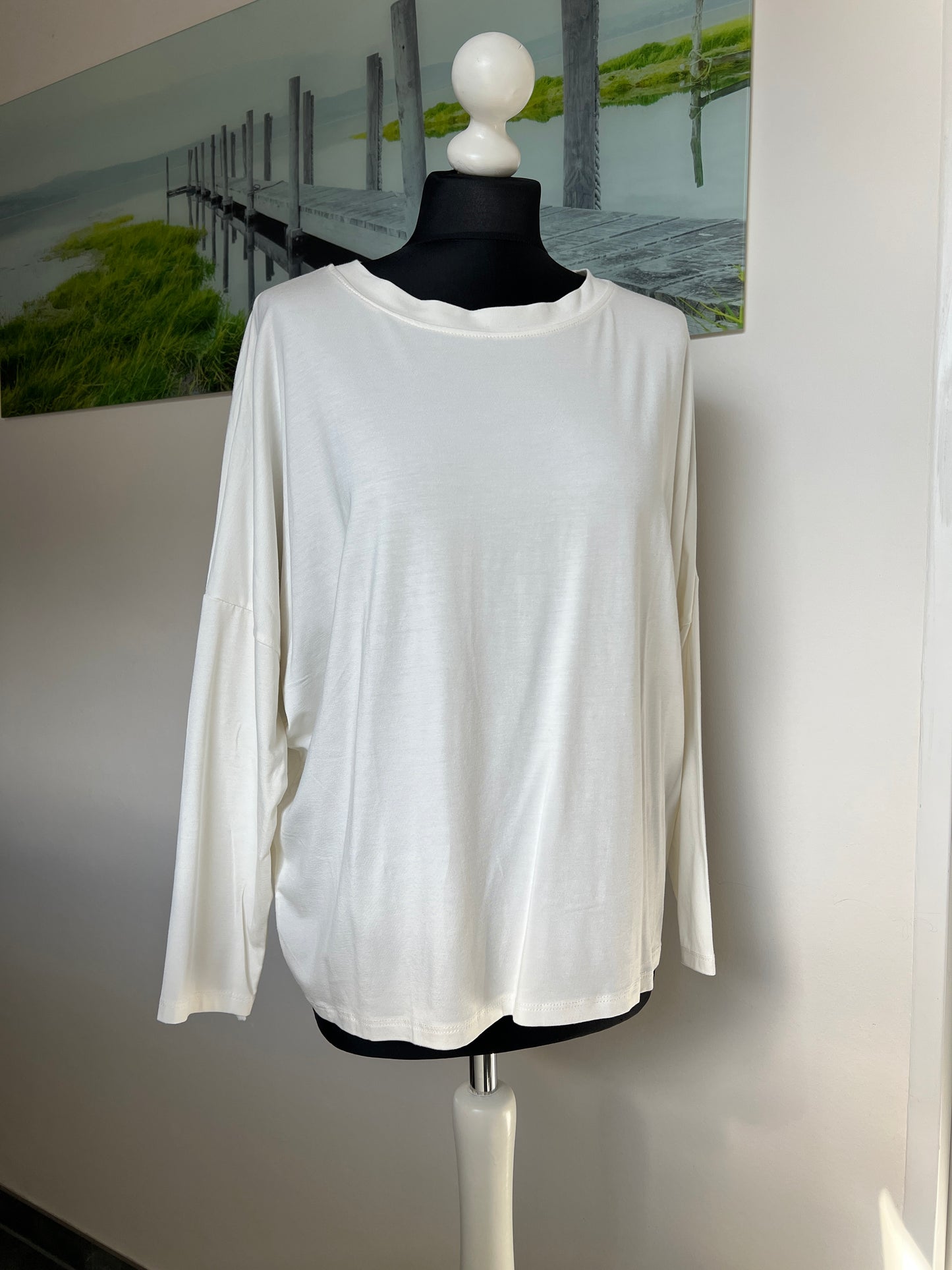 Basic Oversize Feinstrick Pulli