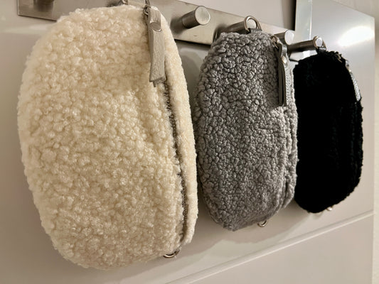 SALE:Bodybag Hüfttasche Teddy Plüsch