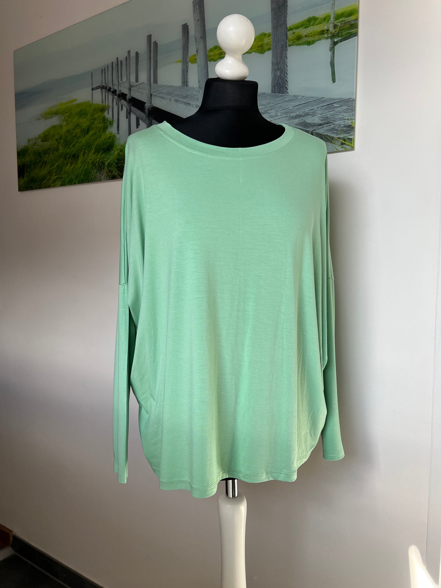 Basic Oversize Feinstrick Pulli