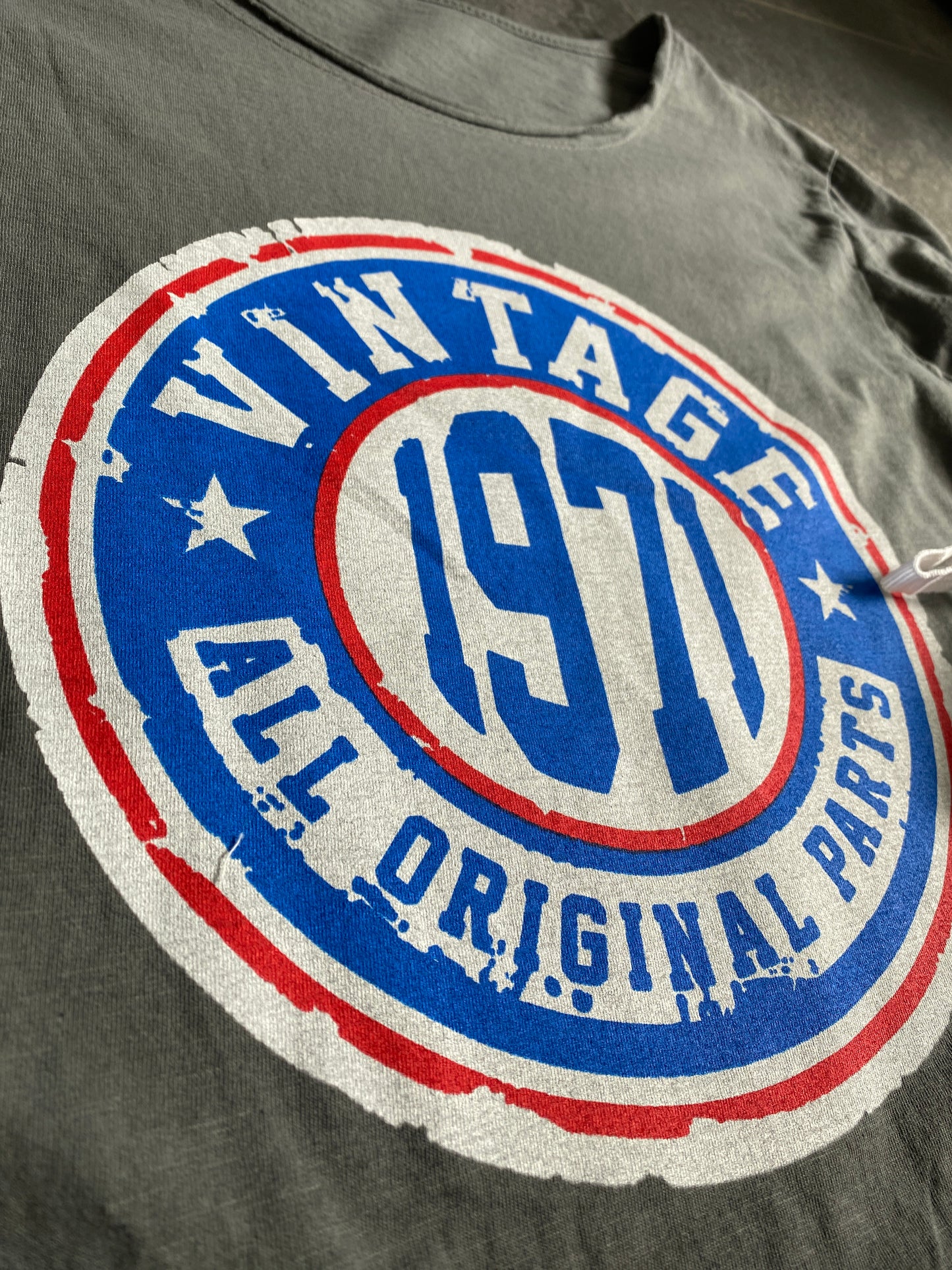 Vintage Damen Langarm Shirt „Vintage 1971“  Grau