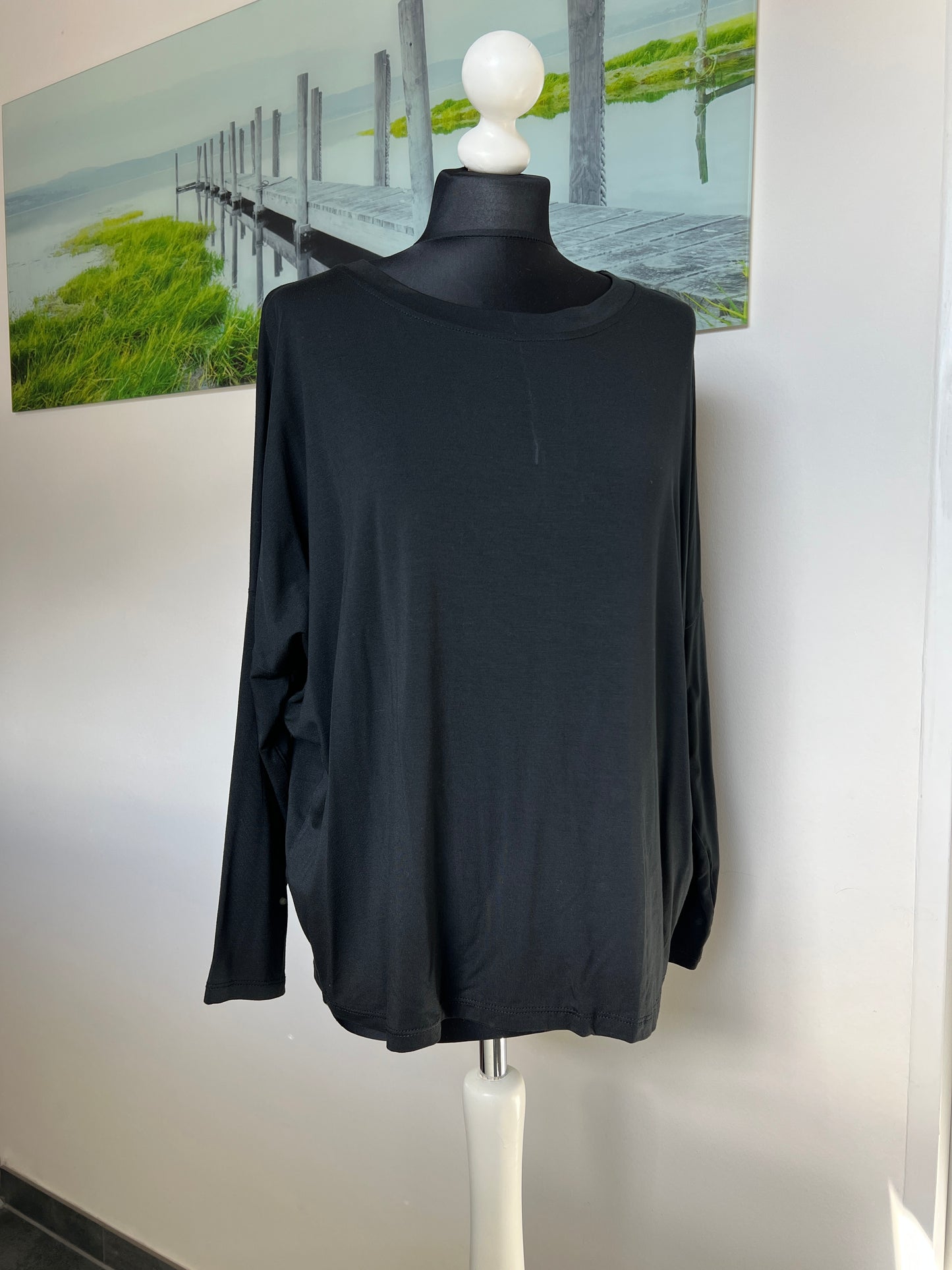 Basic Oversize Feinstrick Pulli